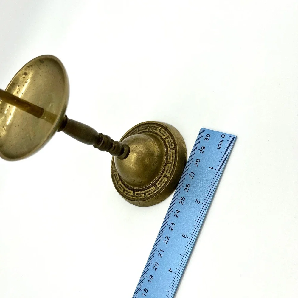 Vintage Brass Candlestick Holder Small Tabletop‎ Candle Holder Home Decor